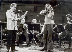 Emmy Verhey met Yehudi Menuhin