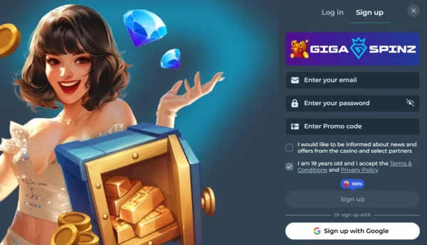 Gigaspinz login